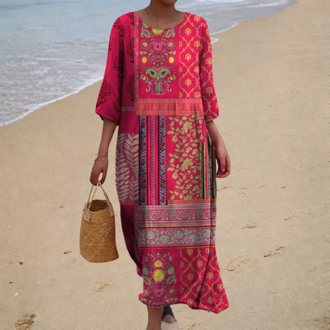CHIC & COMFY FLOWING MAXI DRESS