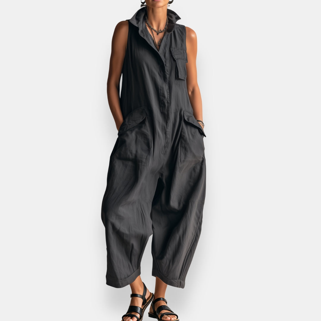 SLEEVELESS JUMPSUIT