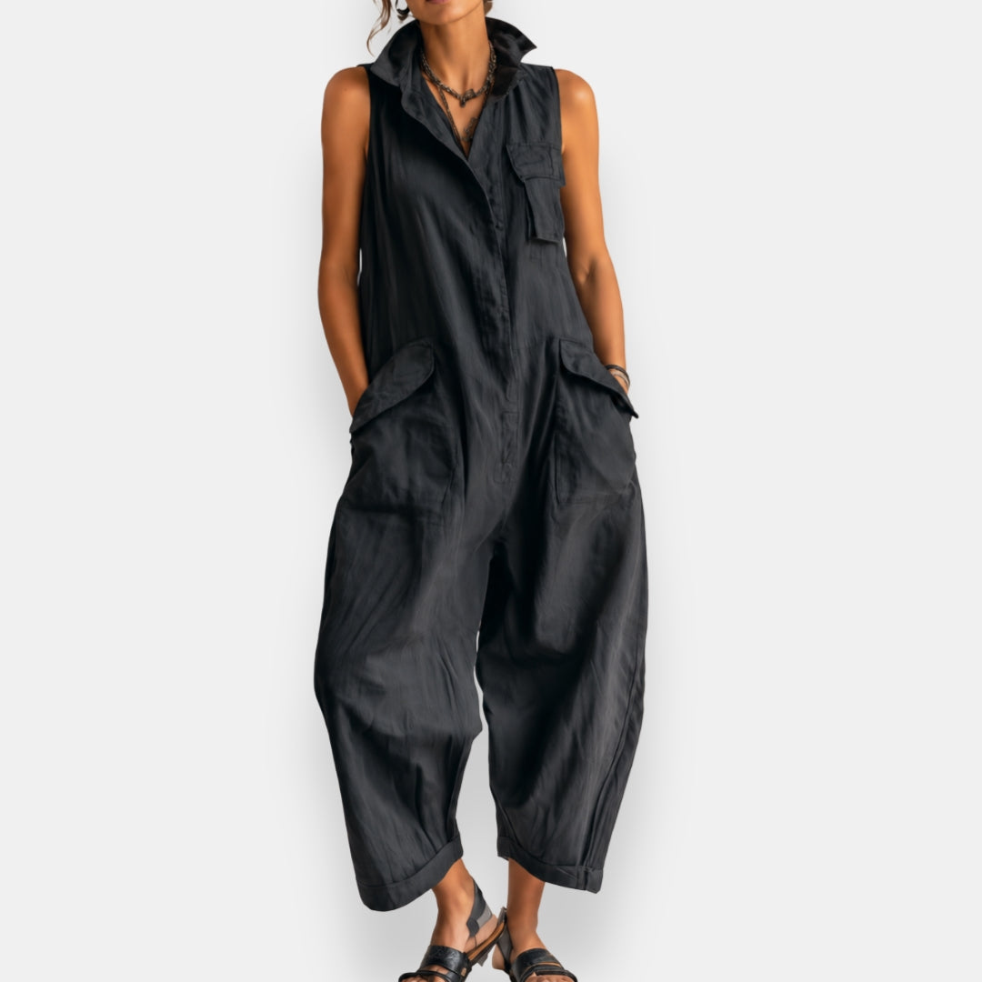 SLEEVELESS JUMPSUIT