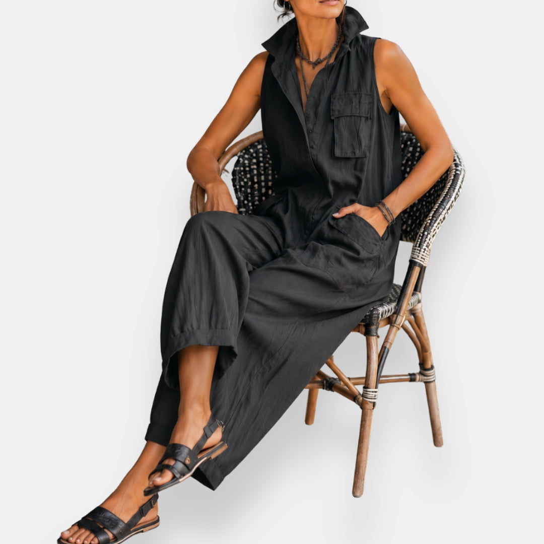 SLEEVELESS JUMPSUIT