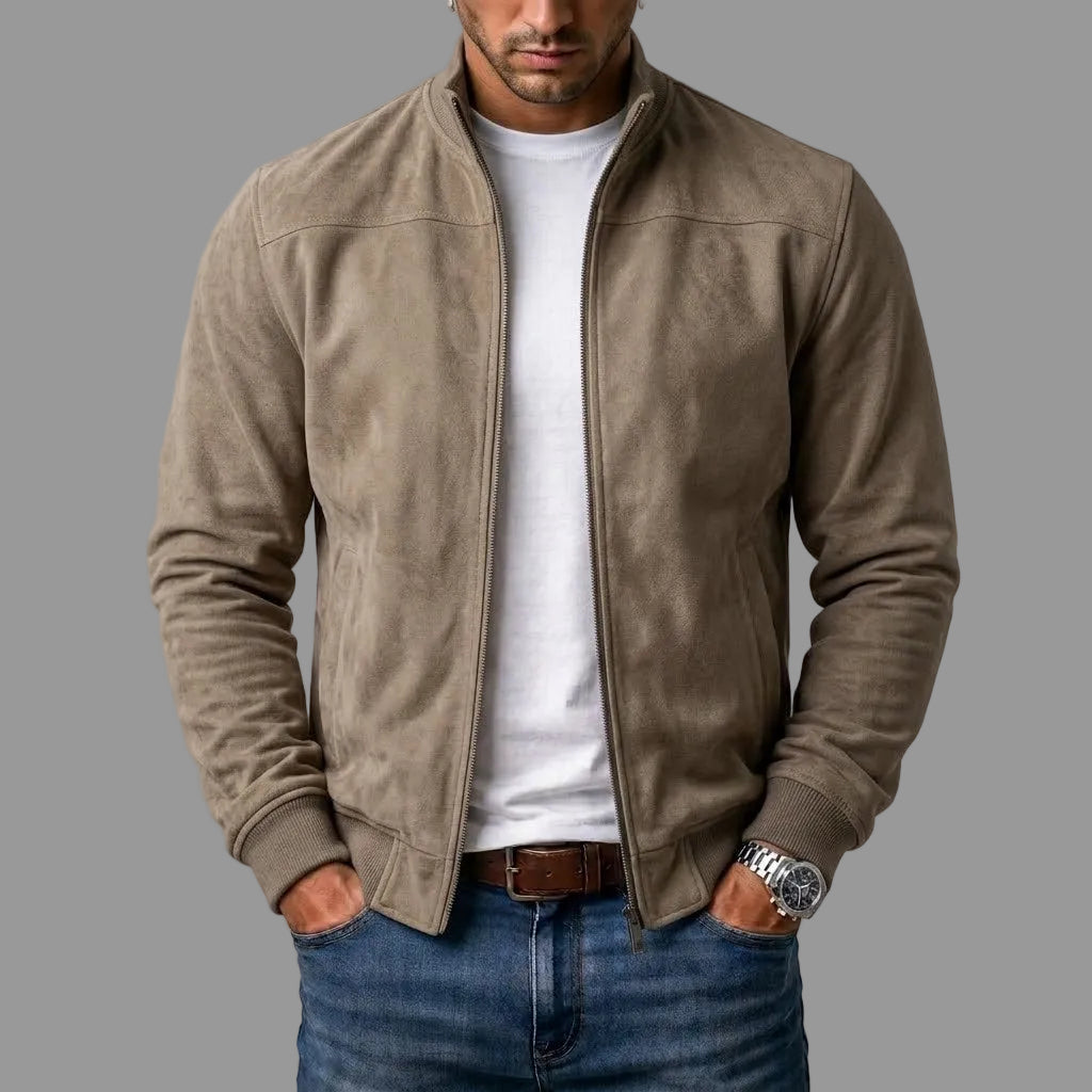 Corrado | Suede Bomber