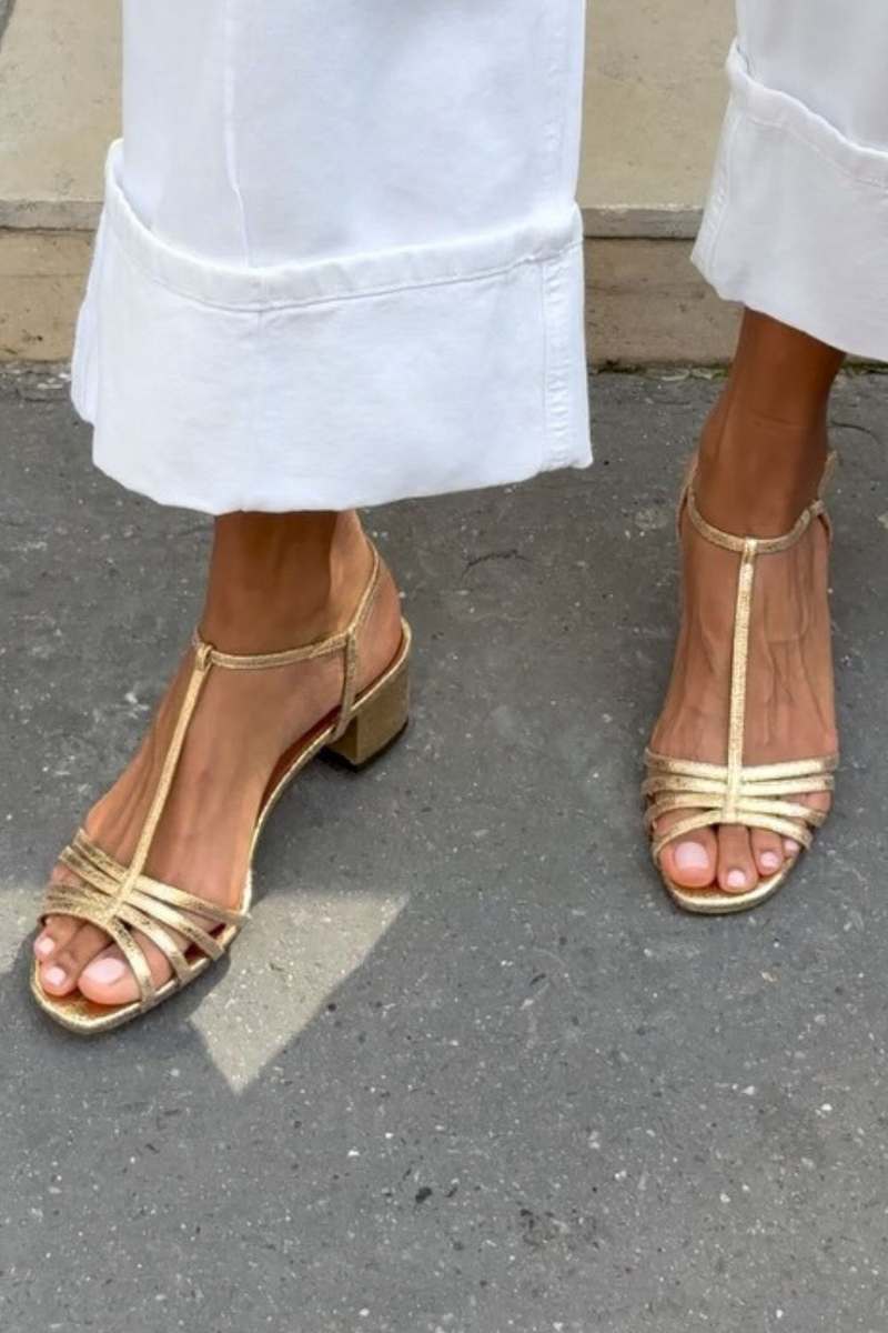 ALLEGRA GOLD EVERYDAY ELEGANCE SANDALS
