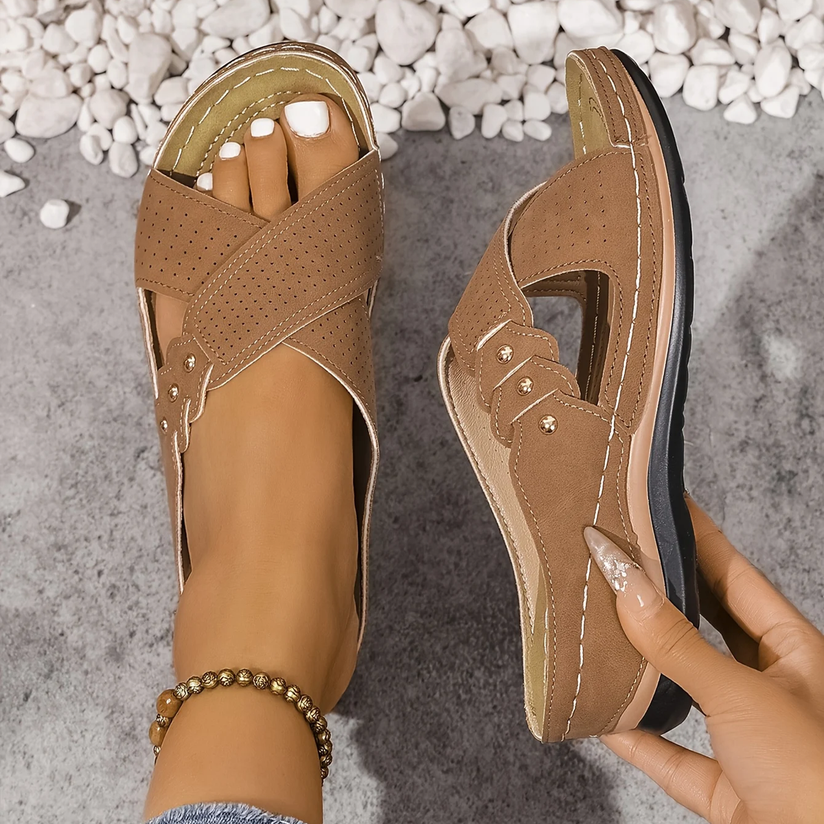WEDGE COMFORT SANDALS
