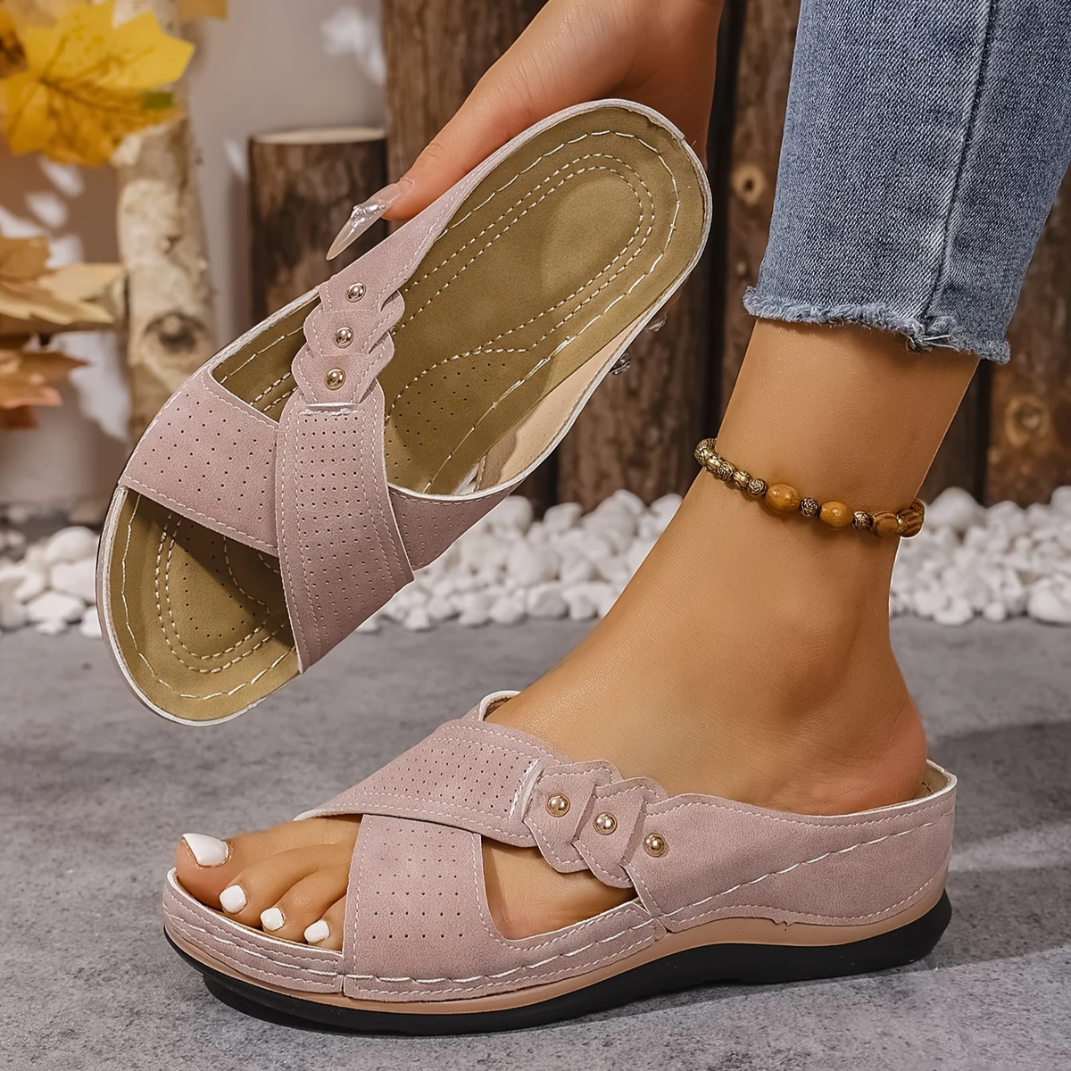 WEDGE COMFORT SANDALS