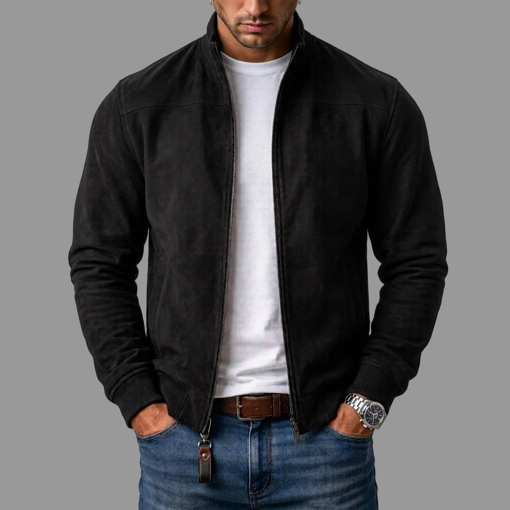 Corrado | Suede Bomber