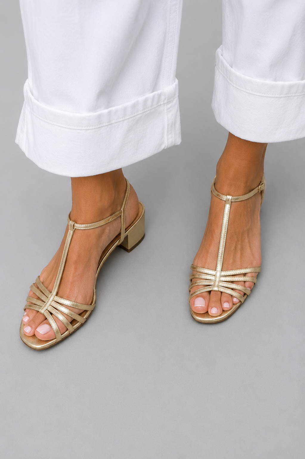 ALLEGRA GOLD EVERYDAY ELEGANCE SANDALS