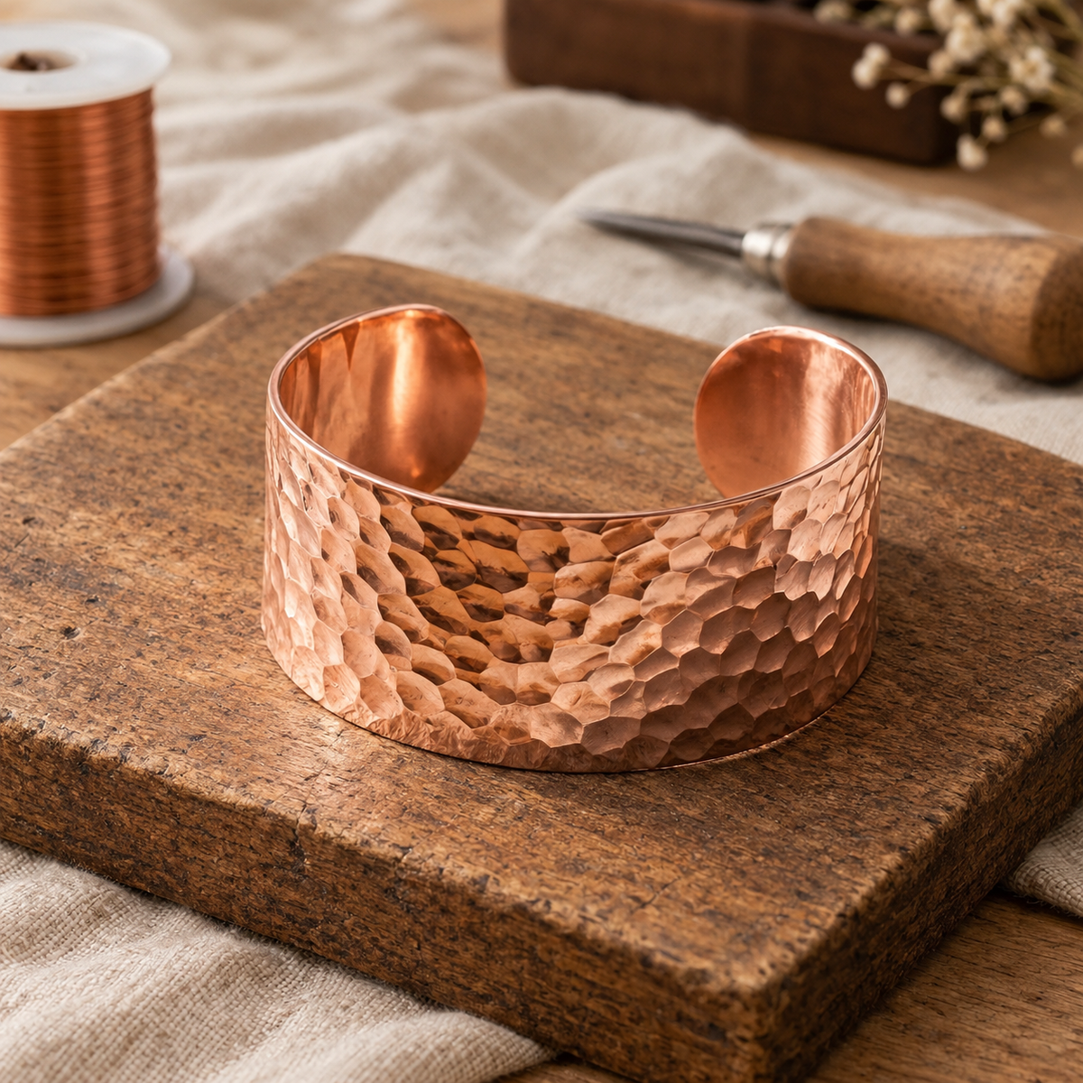 Ember Copper Cuff
