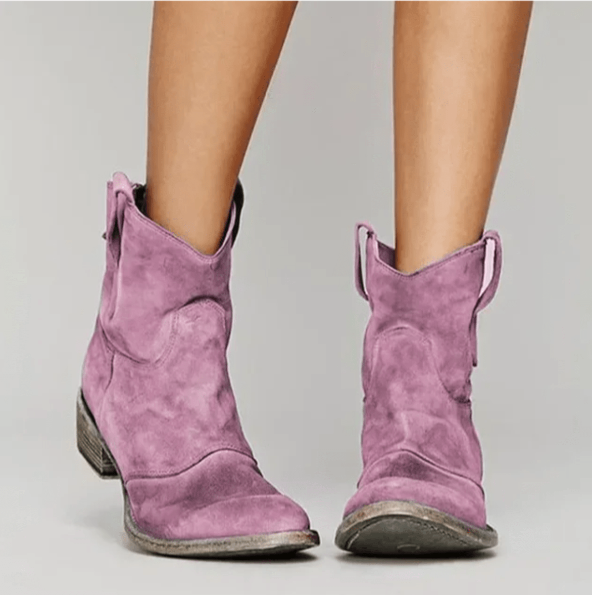 CHARLOTTE SUEDE ANKLE BOOTS