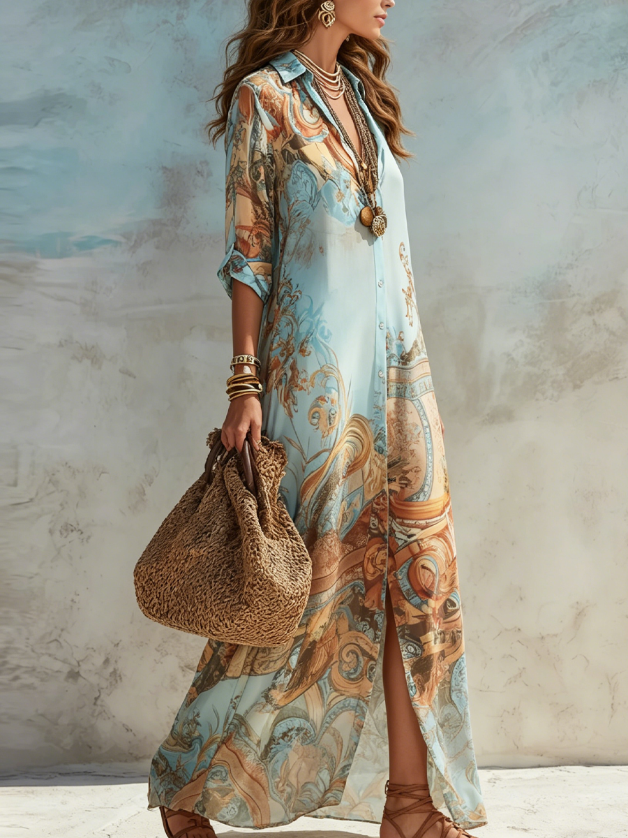 LORNA SUMMER SHIRT DRESS