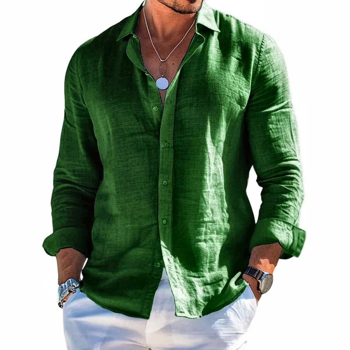 SUMMER LINEN SHIRT