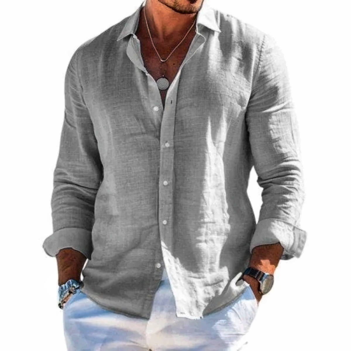 SUMMER LINEN SHIRT