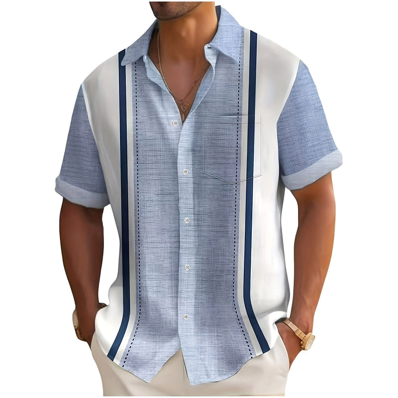 STRIPED RESORT SHIRT