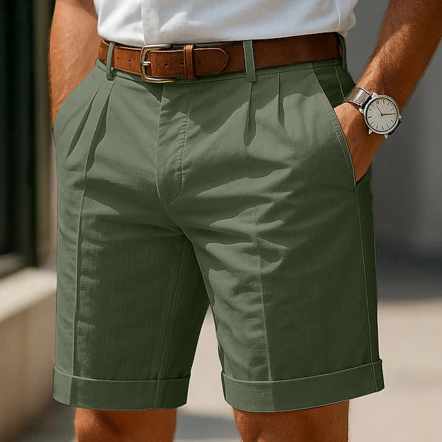 PLEATED SUMMER SHORTS