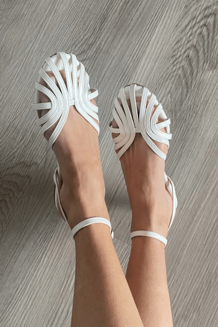 VITTORIA GOLD EMBELLISHED SANDALS
