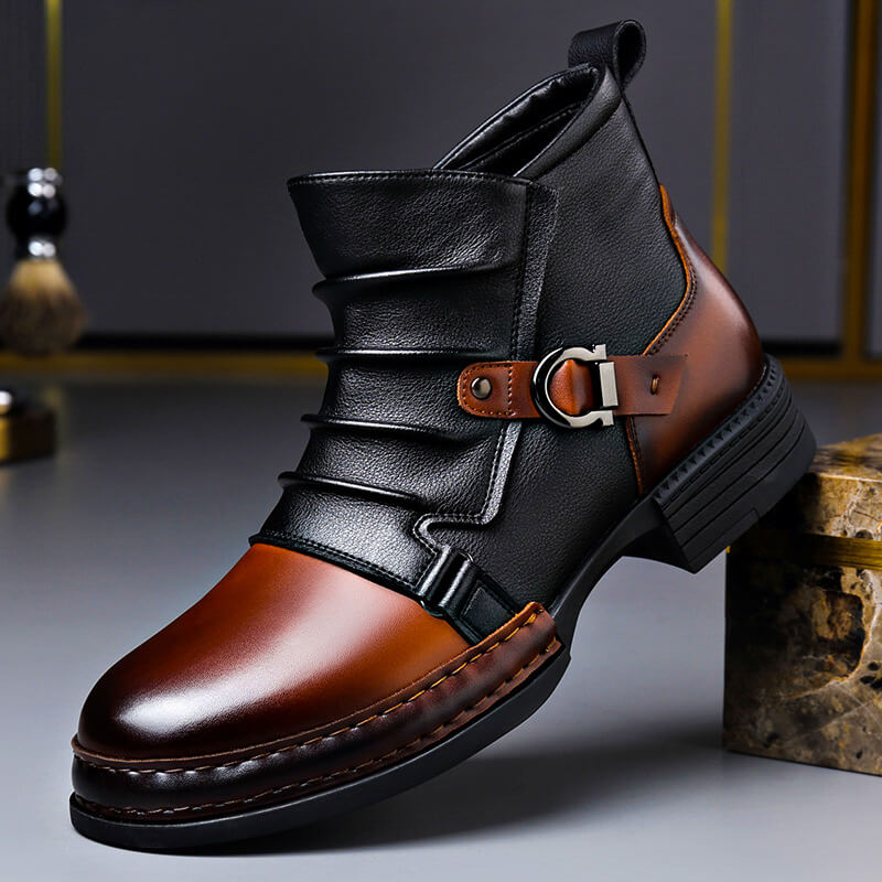 LEATHER BUCKLE SHOES