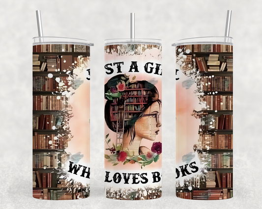 Just a girl who loves books-20oz Tumbler