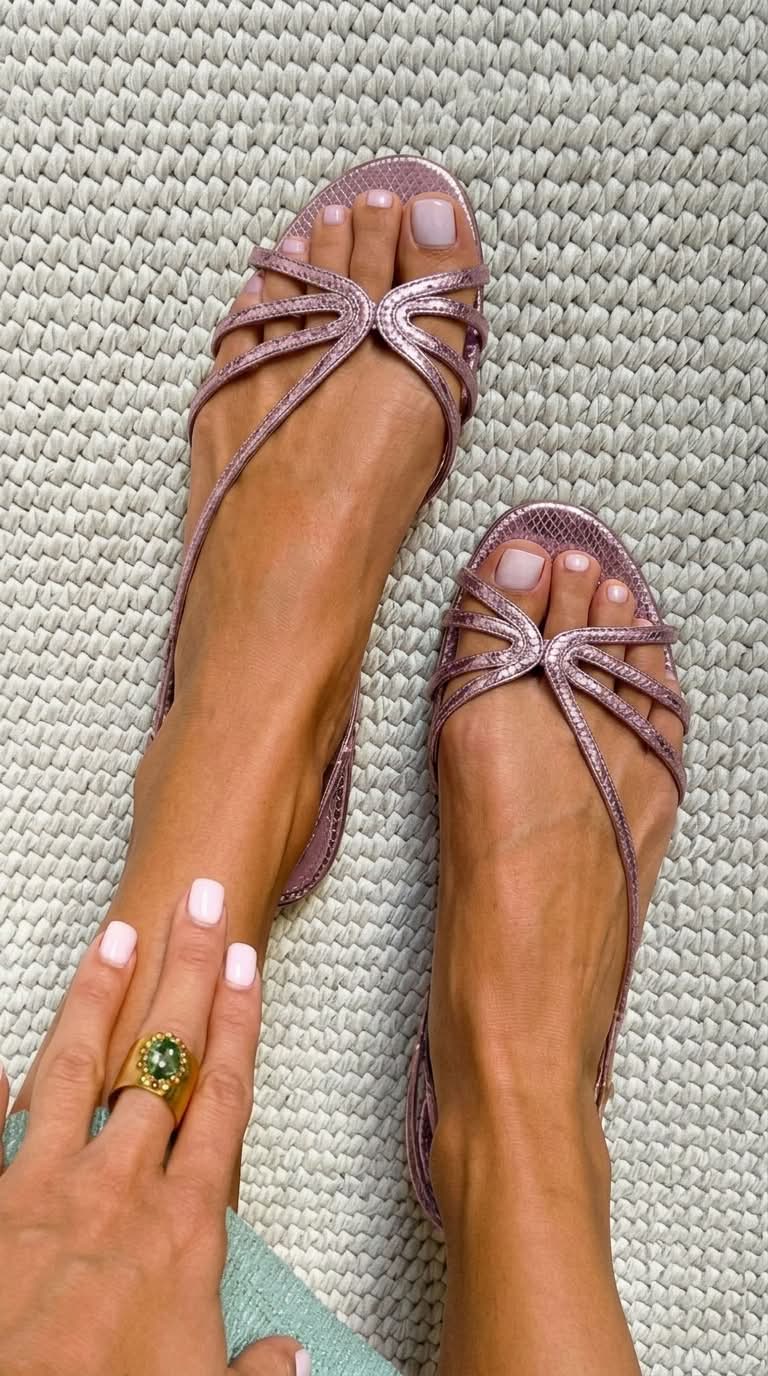 GINEVRA GOLD SUMMER ELEGANCE SANDALS