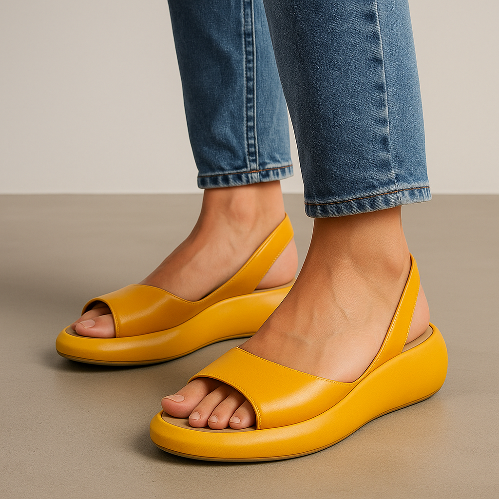 AVENELLE PREMIUM COMFORT SANDALS WITH CONTOURED FOOTBED