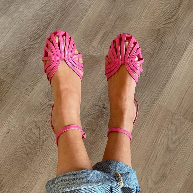 VITTORIA GOLD EMBELLISHED SANDALS