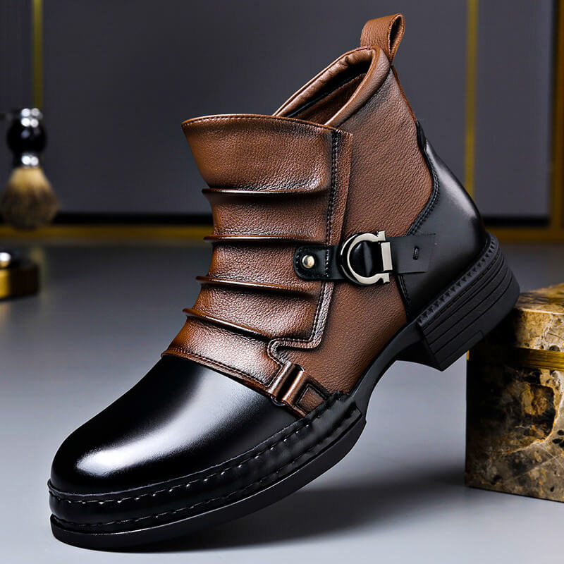 LEATHER BUCKLE SHOES