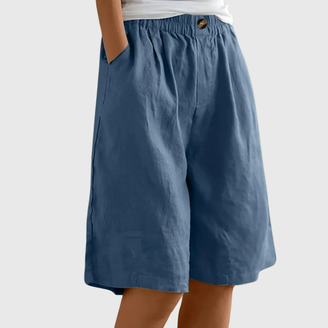 MADELEINE ELASTIC WAIST SHORTS