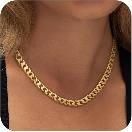Cavaro | Gold Chunky Cuban Link Necklace