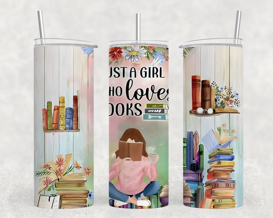 Just a girl who loves books-20oz Tumbler