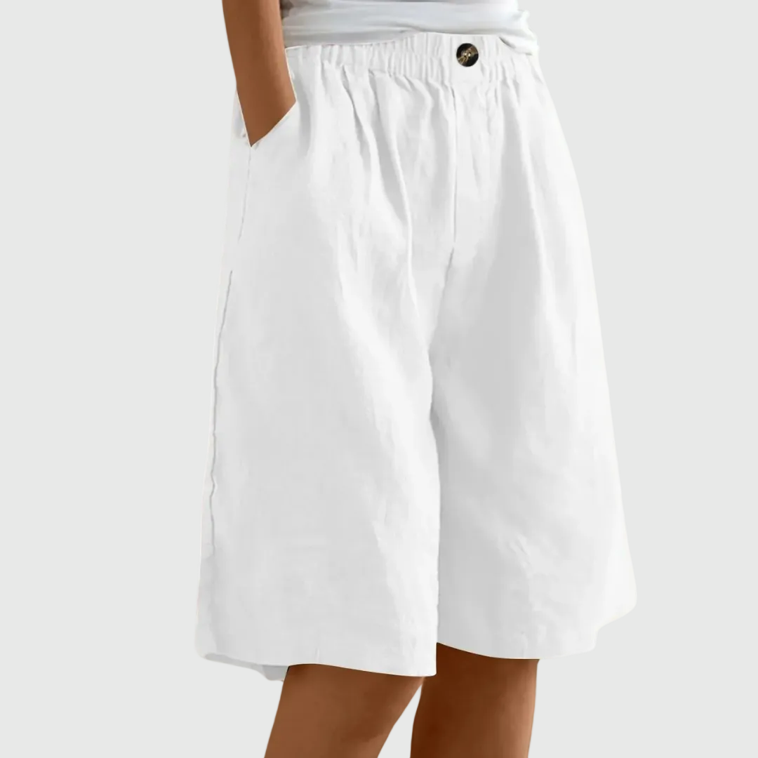 MADELEINE ELASTIC WAIST SHORTS