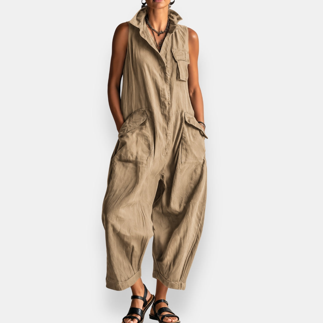 SLEEVELESS JUMPSUIT