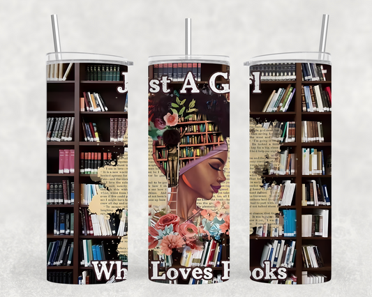 Just a girl who loves books-20oz Tumbler