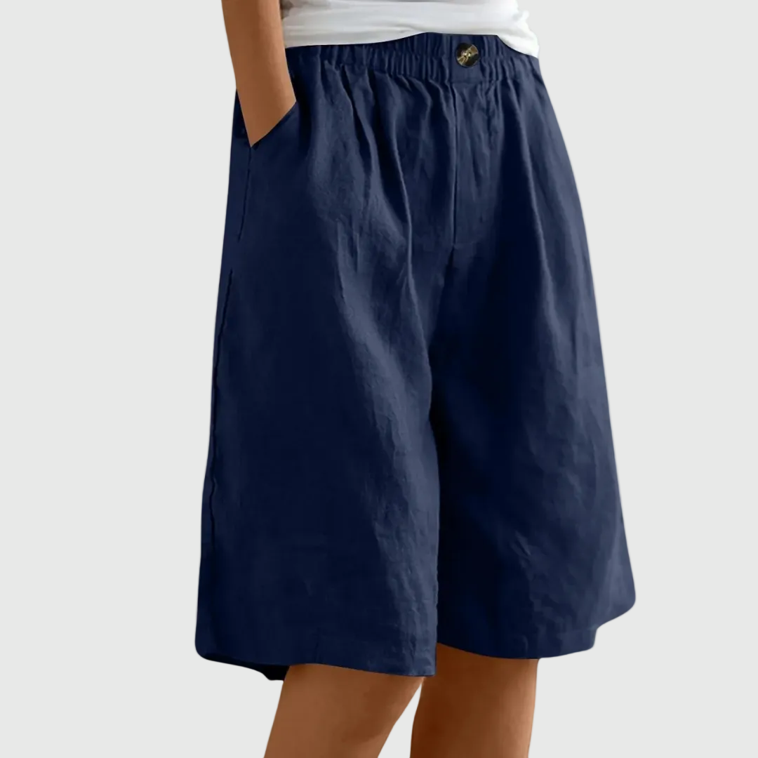 MADELEINE ELASTIC WAIST SHORTS