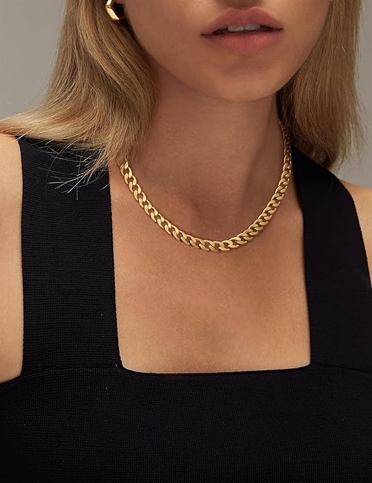 Cavaro | Gold Chunky Cuban Link Necklace