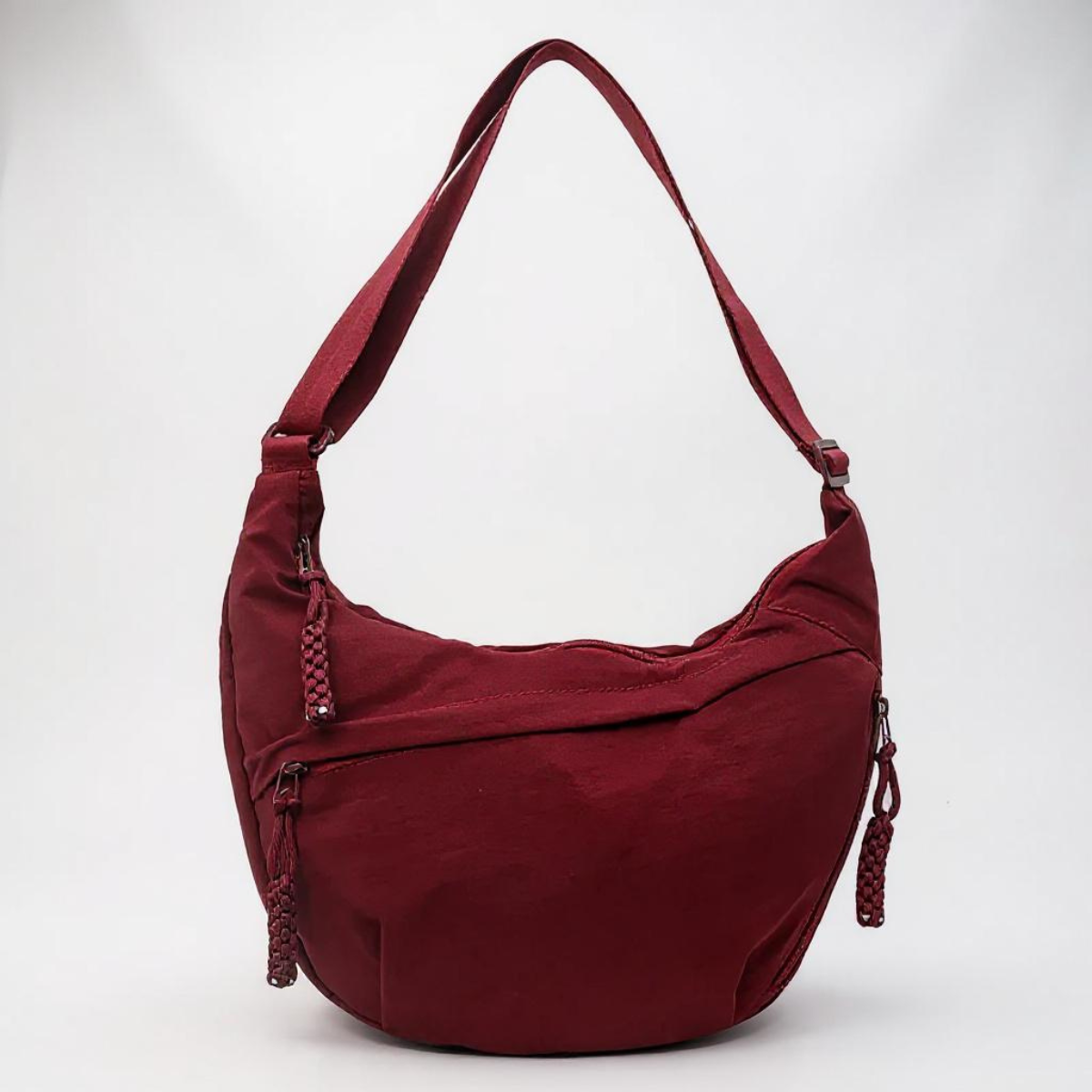 BURGUNDY SHOULDER BAG
