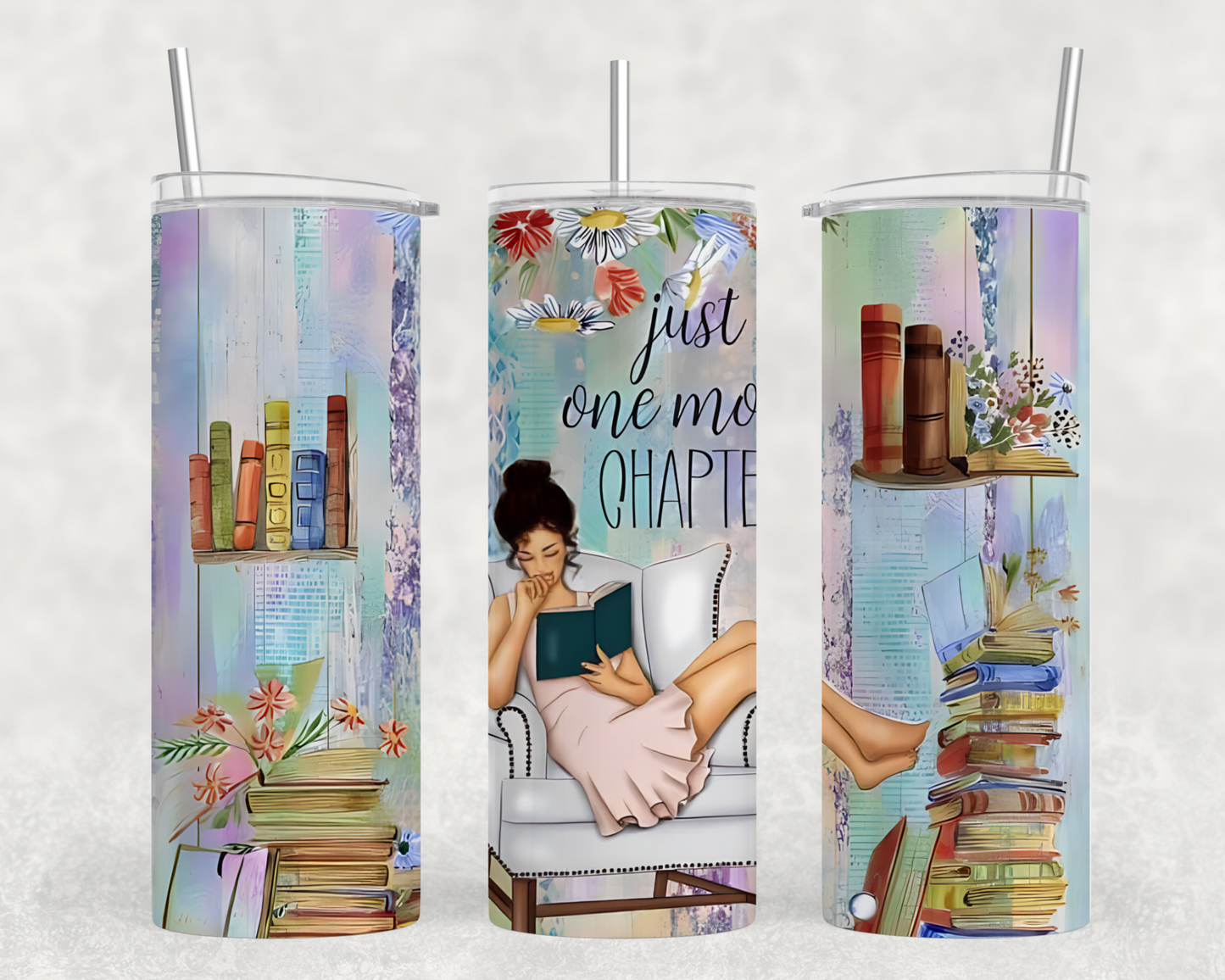 Just one more Chapter-20oz Tumbler