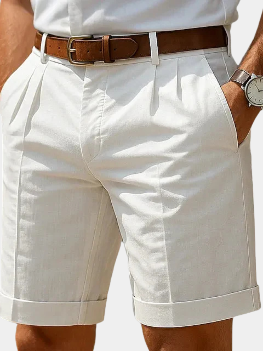 PLEATED SUMMER SHORTS