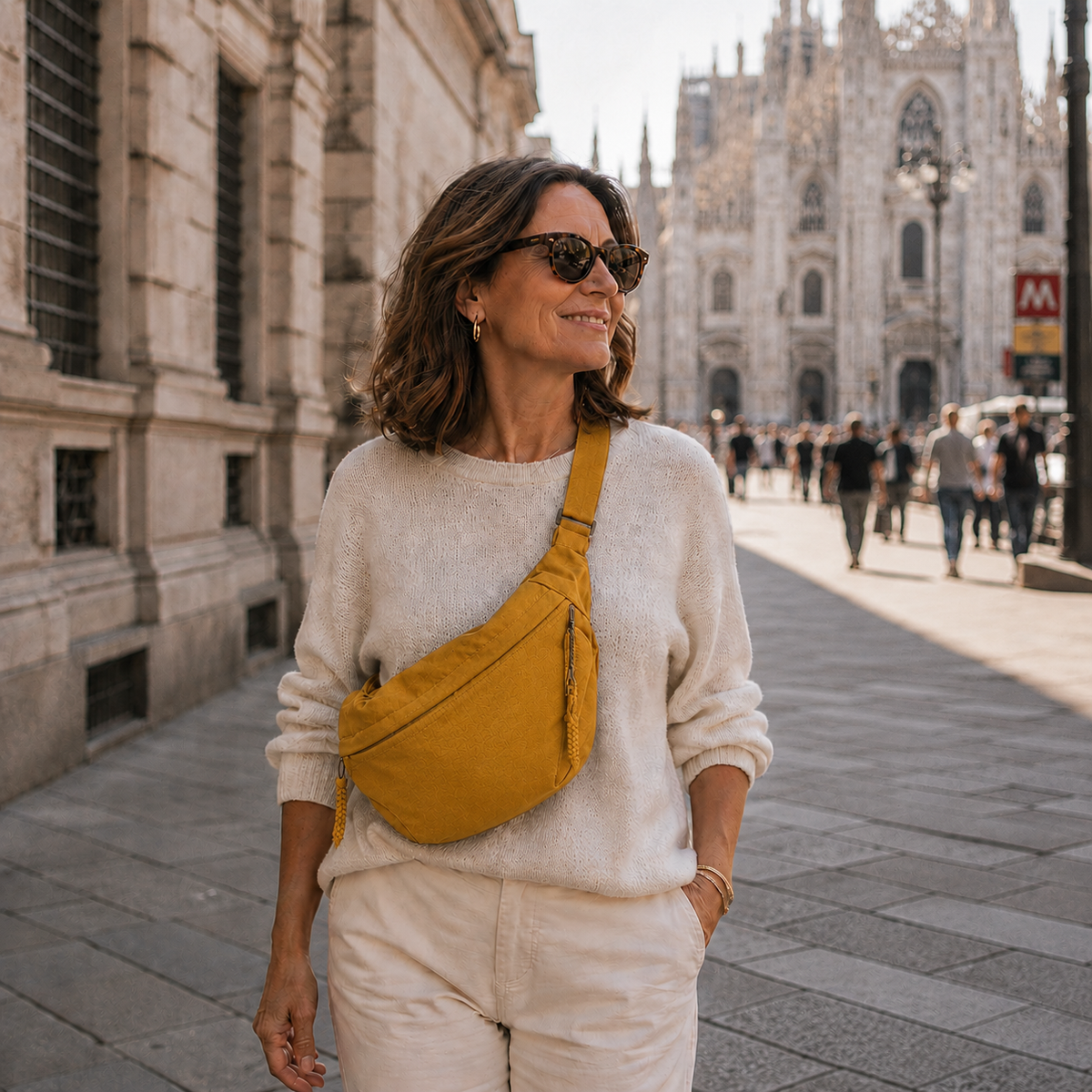 OCHRE SHOULDER BAG