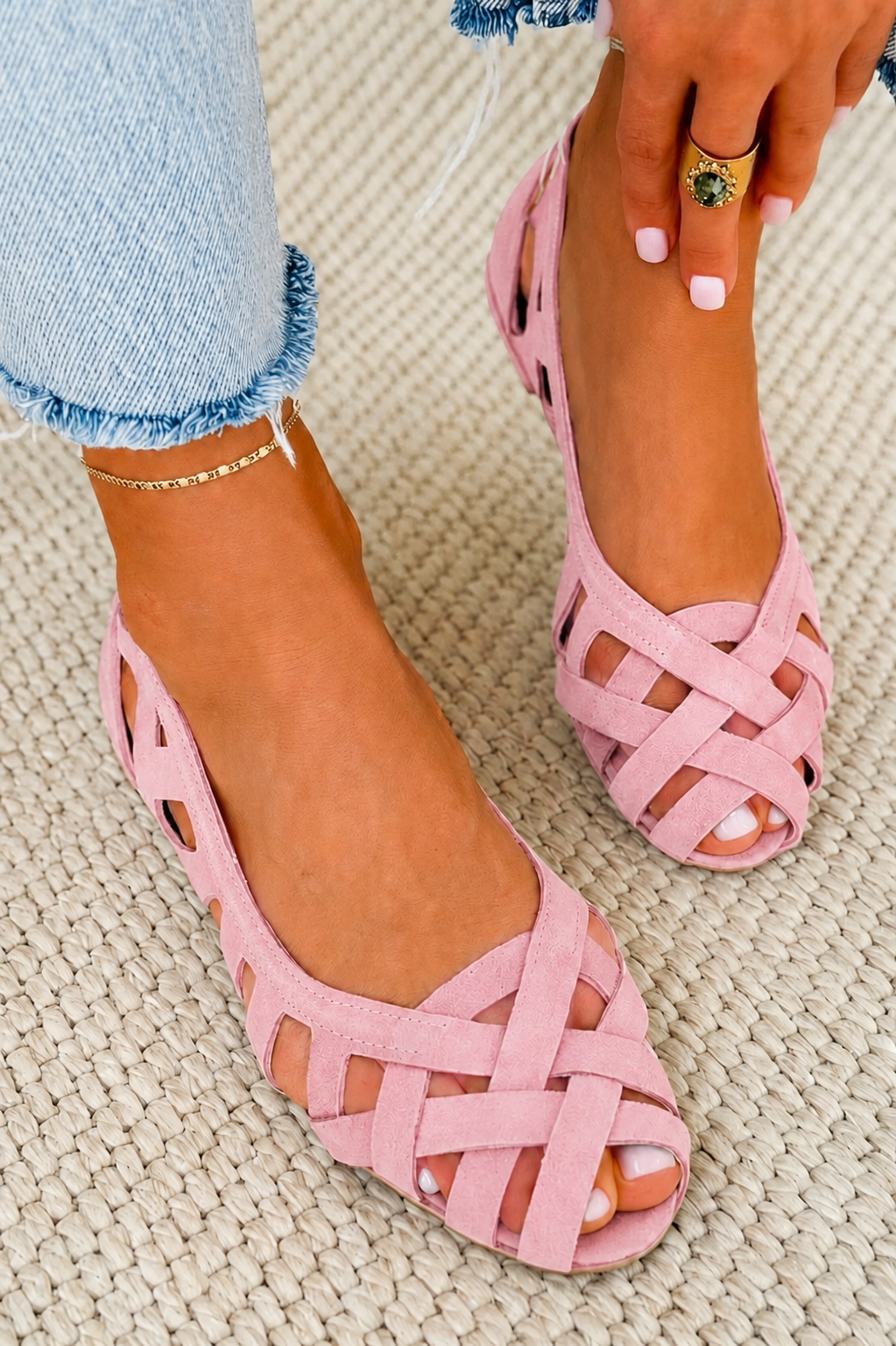 CATERINA WOVEN SUMMER VIBRANCE SANDALS