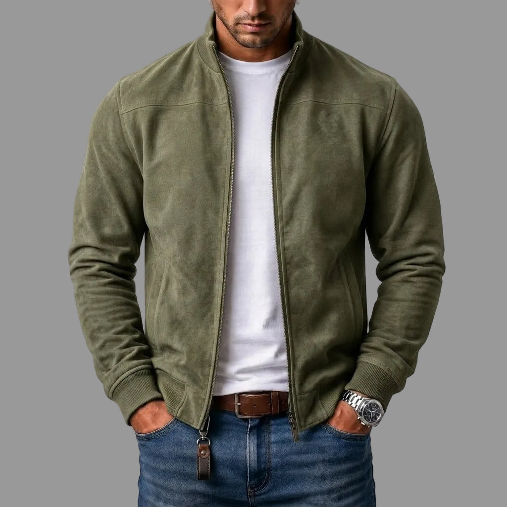 Corrado | Suede Bomber