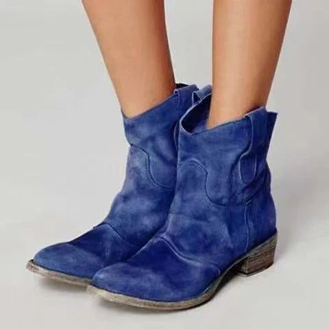 CHARLOTTE SUEDE ANKLE BOOTS