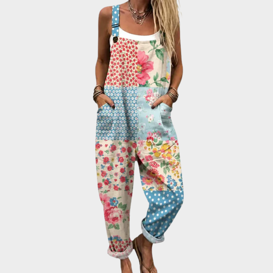 Salopette Stampata Confortevole – Print 73b