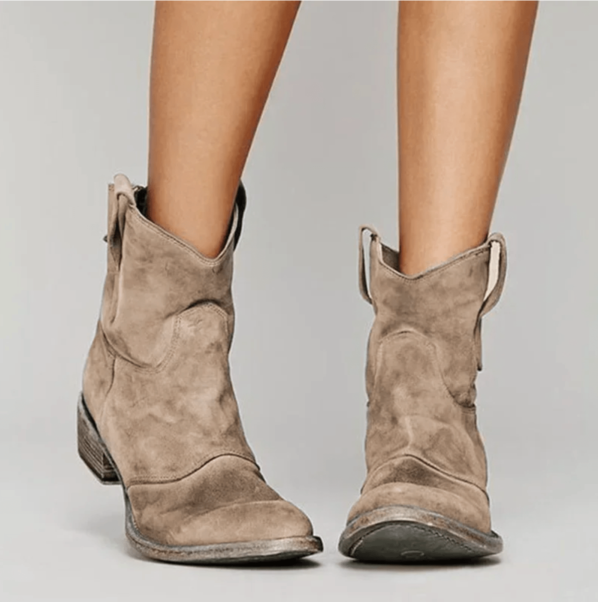 CHARLOTTE SUEDE ANKLE BOOTS