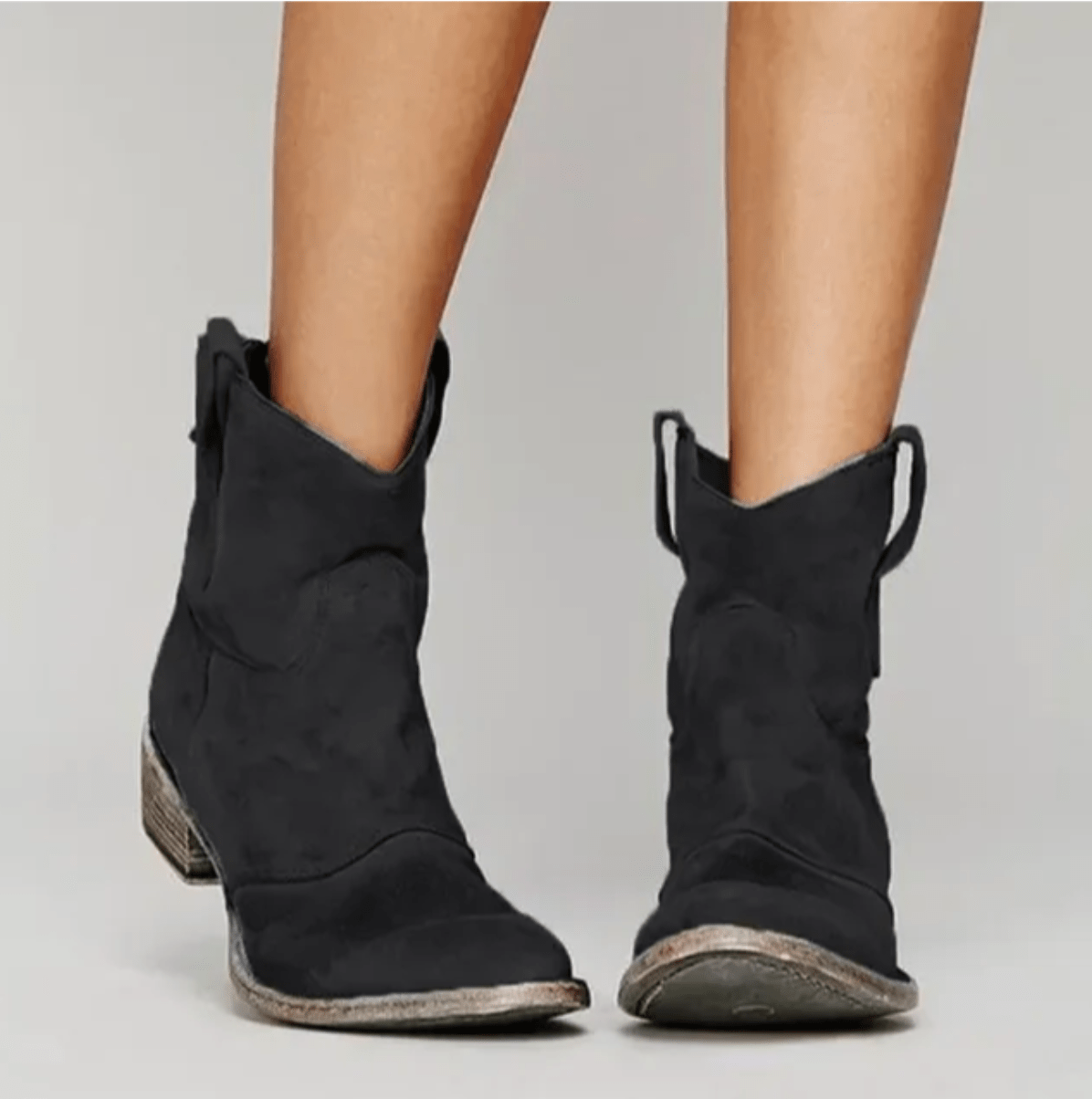 CHARLOTTE SUEDE ANKLE BOOTS