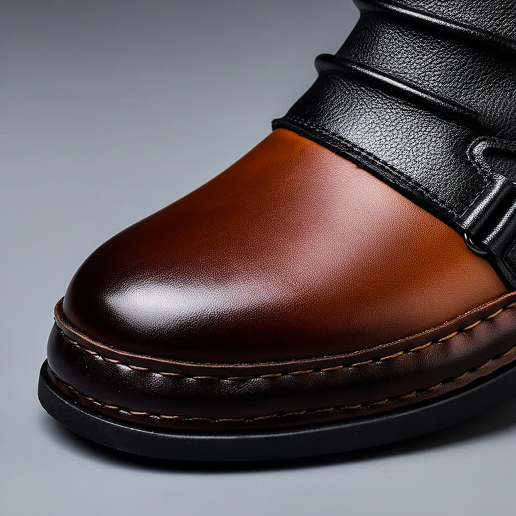 LEATHER BUCKLE SHOES