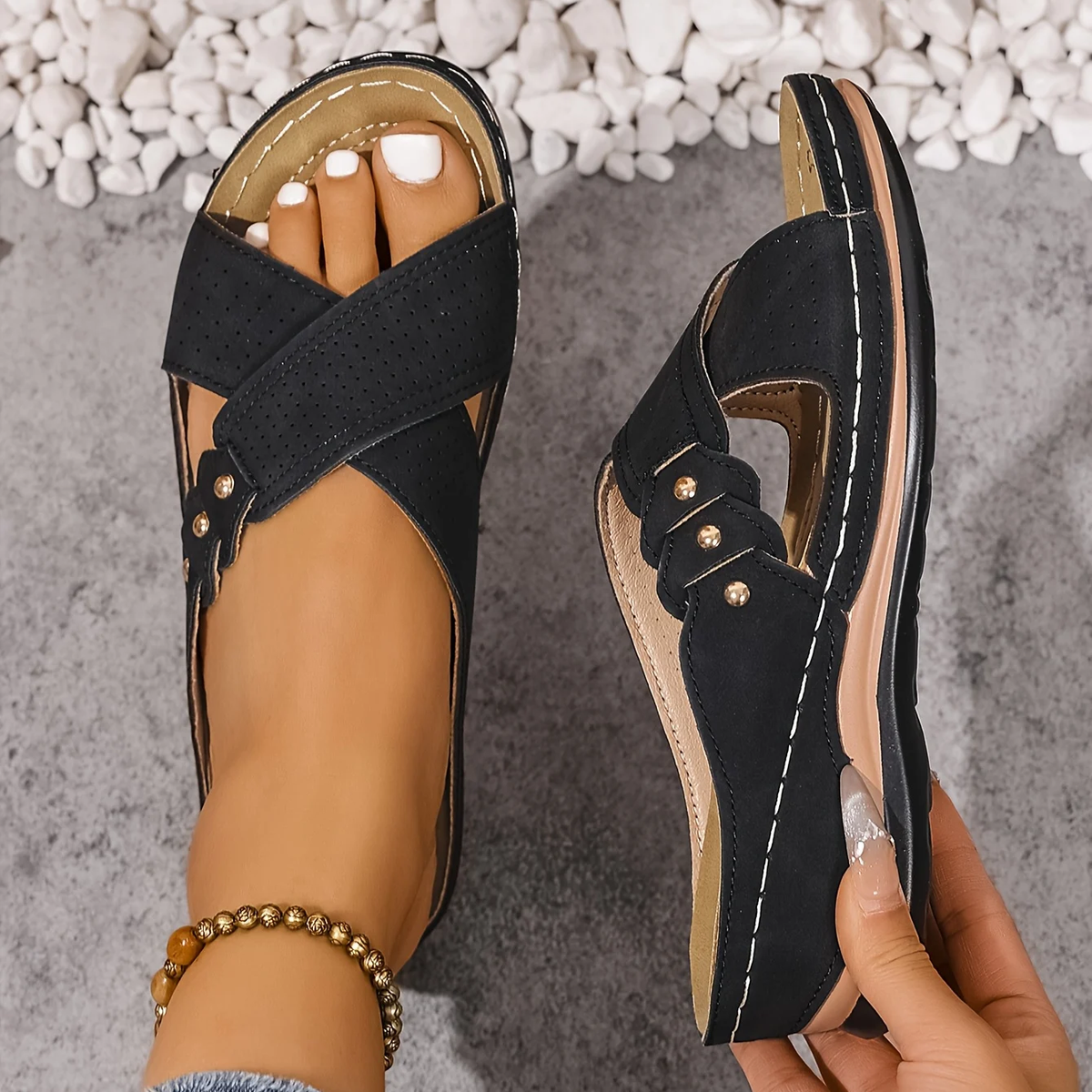 WEDGE COMFORT SANDALS