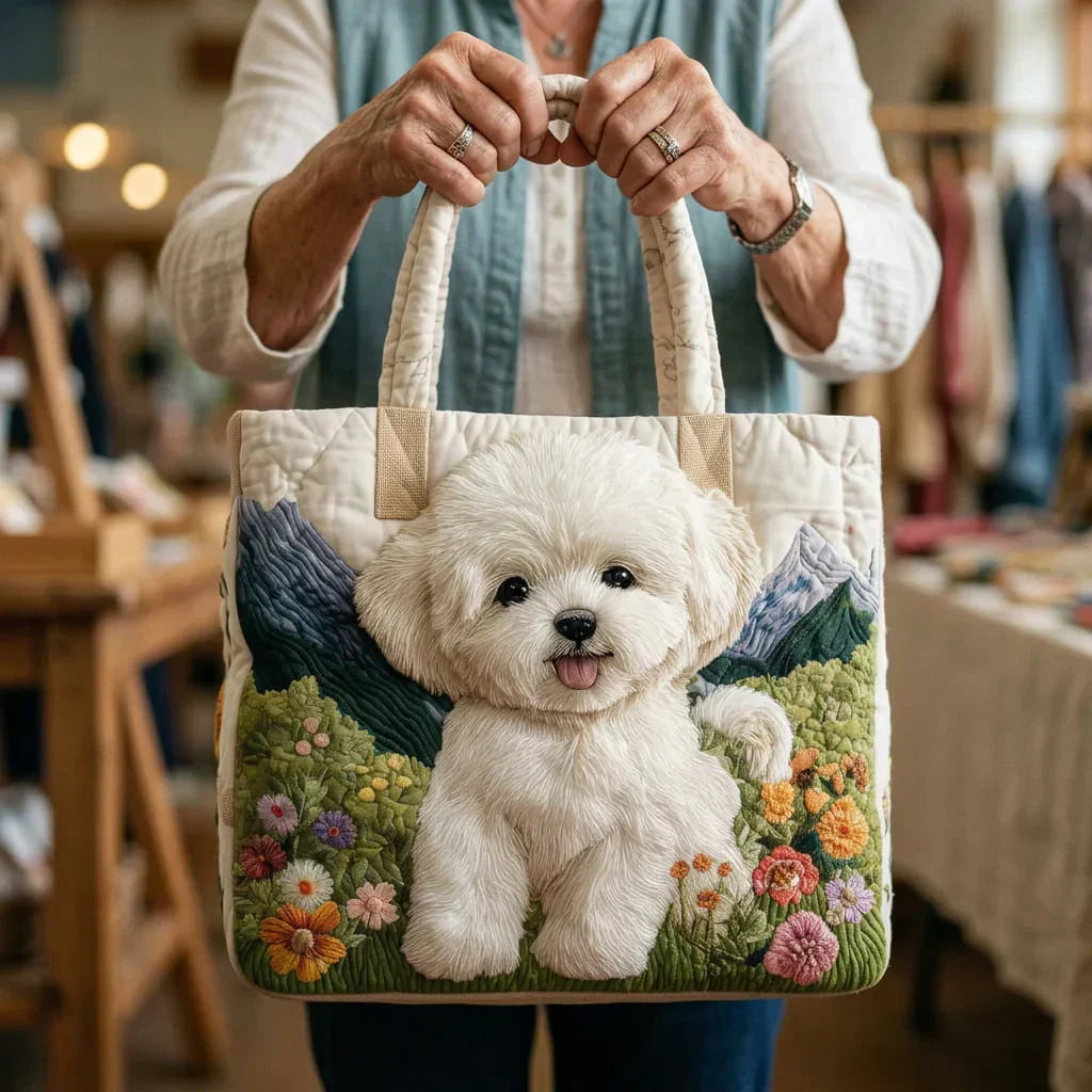 ENCHANTED PUPPY QUILTED BAG
