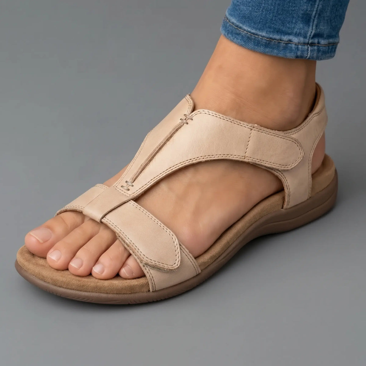 LARA ERGONOMIC COMFORT SANDALS - MULTI-STRAP