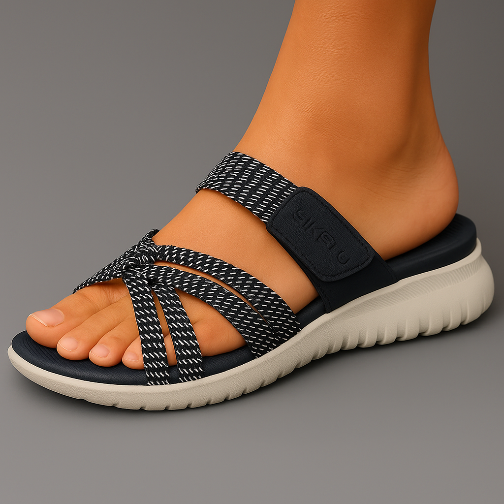 LINA SLIP-ON COMFORT SANDALS